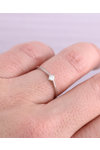 Μονόπετρο δαχτυλίδι SAVVIDIS από λευκόχρυσο 18Κ και διαμάντια (No 53)