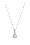 18ct White Gold pendant with Diamonds by Savvidis