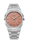 D1 MILANO Ultra Thin Silver Stainless Steel Bracelet