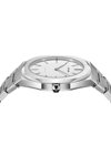 D1 MILANO Ultra Thin Silver Stainless Steel Bracelet