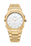 D1 MILANO Ultra Thin Gold Stainless Steel Bracelet