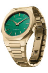 D1 MILANO Ultra Thin Gold Stainless Steel Bracelet