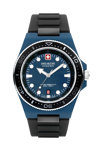 SWISS MILITARY HANOWA Ocean Pioneer Black Rubber Strap