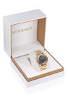 VERSACE Greca Glam Gent Gold Stainless Steel Bracelet