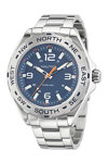 NAUTICA Clearwater Beach Silver Stainless Steel Bracelet