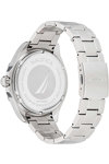 NAUTICA Clearwater Beach Silver Stainless Steel Bracelet