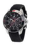 NAUTICA One Chronograph Black Silicone Strap