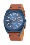 NAUTICA Pacific Beach Brown Leather Strap