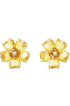 SWAROVSKI Yellow Florere stud earrings Flower