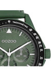 OOZOO Timepieces Green Leather Strap