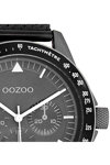 OOZOO Timepieces Black Metallic Bracelet