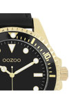 OOZOO Timepieces Black Leather Strap