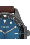 OOZOO Timepieces Brown Leather Strap