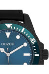 OOZOO Timepieces Black Leather Strap