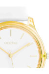 OOZOO Timepieces White Leather Strap