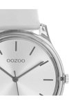 OOZOO Timepieces Grey Leather Strap