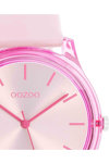 OOZOO Timepieces Pink Leather Strap