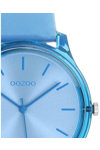 OOZOO Timepieces Light Blue Leather Strap