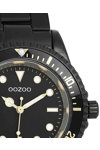 OOZOO Timepieces Black Stainless Steel Bracelet