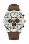 TIMBERLAND Northbridge Dual Time Brown Leather Strap