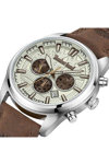 TIMBERLAND Northbridge Dual Time Brown Leather Strap