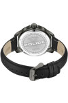 POLICE Mensor Black Leather Strap