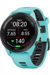 GARMIN Forerunner 265 with Aqua/Black Silicone Band