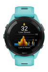 GARMIN Forerunner 265 with Aqua/Black Silicone Band