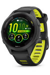 GARMIN Forerunner 265S with Black/Amp Yellow Silicone Band