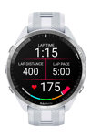 GARMIN Forerunner 965 with Whitestone/Powder Grey Silicone Band