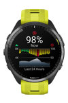 GARMIN Forerunner 965 with Amp Yellow/Black Silicone Band