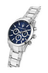 MASERATI Attrazione Chronograph Silver Stainless Steel Bracelet