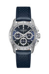 HAMILTON Jazzmaster Performer Automatic Chronograph Blue Leather Strap