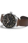 HAMILTON Khaki Aviation Pilot Pioneer Automatic Brown Leather Strap