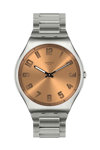 SWATCH Skin Irony Bronze Silver Stainless Steel Bracelet