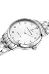 LUCIEN ROCHAT Charme Diamonds Silver Stainless Steel Bracelet