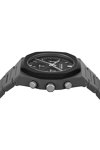 D1 MILANO Polychrono Chronograph Black Polycarbonate Bracelet