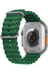 BIKKEMBERGS Big Smartwatch Green Silicone Strap