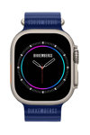 BIKKEMBERGS Big Smartwatch Blue Silicone Strap