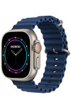 BIKKEMBERGS Big Smartwatch Blue Silicone Strap