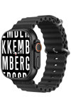 BIKKEMBERGS Big Smartwatch Black Silicone Strap