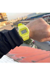 G-SHOCK Lucky Drop Chronograph Yellow Plastic Strap