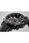 CASIO Edifice Sospensione Dual Time Chronograph Black Rubber Strap