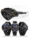 CASIO Edifice Sospensione Dual Time Chronograph Black Rubber Strap