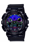 G-SHOCK Dual Time Chronograph Black Rubber Strap