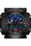 G-SHOCK Dual Time Chronograph Black Rubber Strap