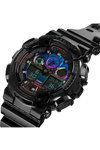 G-SHOCK Dual Time Chronograph Black Rubber Strap