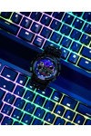 G-SHOCK Dual Time Chronograph Black Rubber Strap