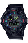 G-SHOCK Dual Time Chronograph Black Rubber Strap