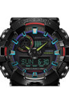 G-SHOCK Dual Time Chronograph Black Rubber Strap